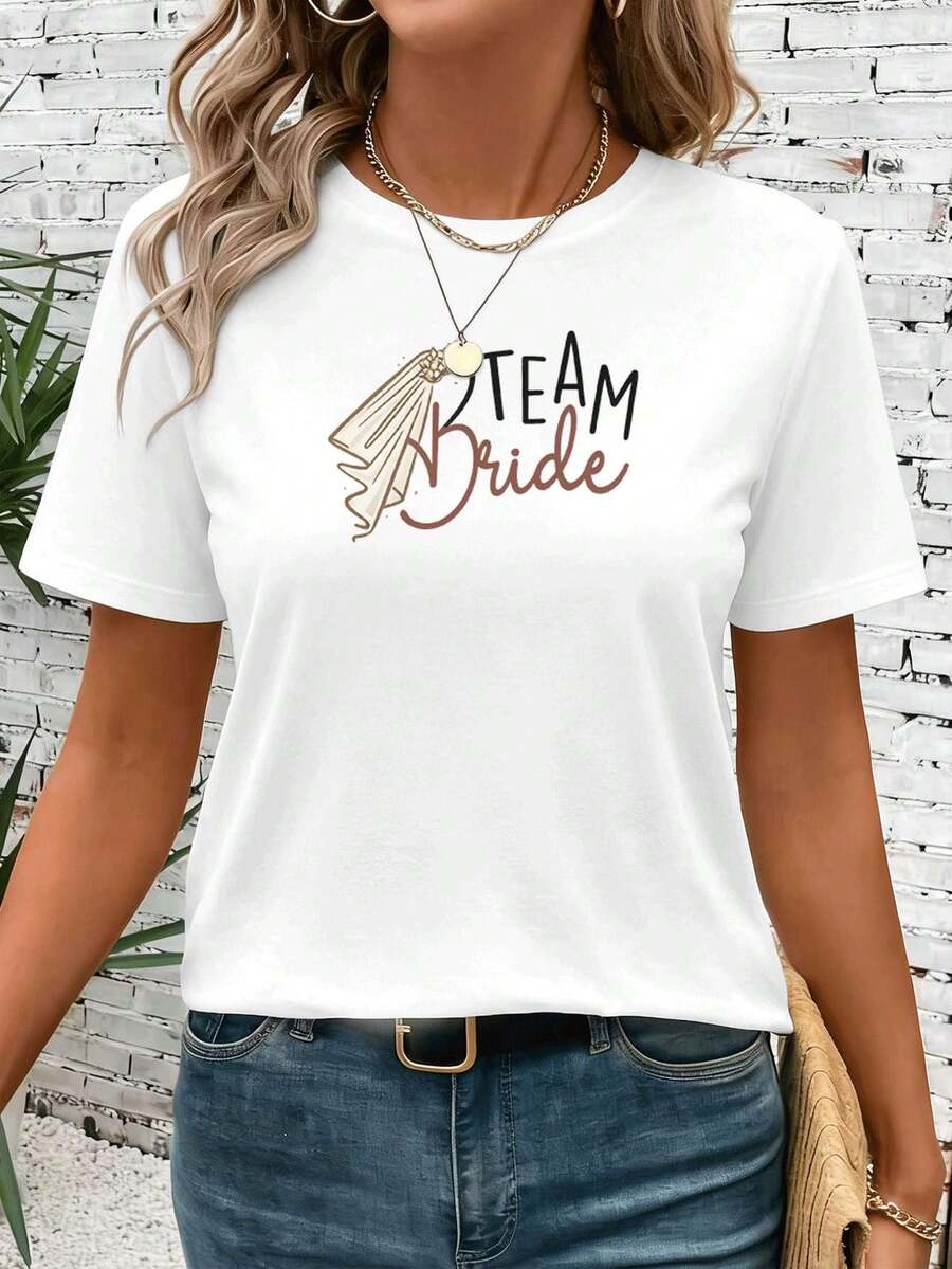 Dam-T-shirts - Vitt - Visa 1