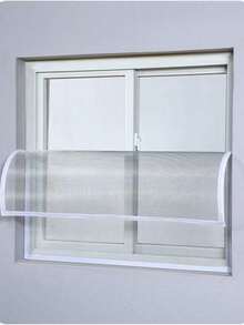 Lưới chống muỗi hai mặt bằng polyester thủ công, dễ tháo gỡ, có keo dính, lưới dệt dày với lưới màu xám và viền trắng, thích hợp sử dụng trong nhà quanh năm. - Lưới màu xám viền trắng - lưới chắn cửa sổ - Xem 4