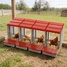 Poultry And Livestock Cages & Accessories - Red + Gray - View 3