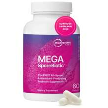 Micro*Biome Labs MegaSporeBiotic Probiotics For Women & Men - Spore-Based Probiotic For Gut Health & Digestive Support - Shelf-Stable, Travel-Friendly, Mens & Womens Probiotics (60 Capsules) - 60 Capsule - View 1