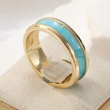 Bohemian Minimalist Gold Ring, Fashion Jewelry Gift. Classic Elegant Style, Suitable For Daily And Vacation Wear - Gold - View 2