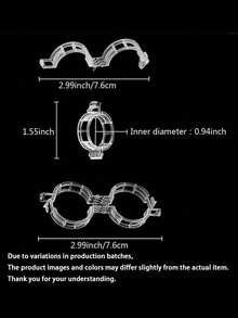 1/50pcs Plastic Vine Plant Support Clips, Suitable For Tomatoes And Other Climbing Plants, Reusable Clips Allow Tomato Vines And Vegetable Plants To Grow Upright, Promoting Healthy Plant Growth - Multicolor - View 3
