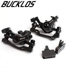 BUCKLOS Bicycle Disc Brake Caliper 160mm Front/Rear Line Pulling  Disc Brake Aluminum Alloy Mechanical Brakes Calipers MTB Part - Rear Caliper - View 3
