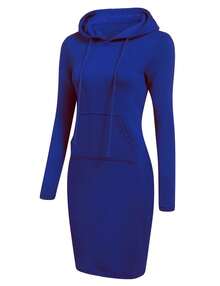 Women Maxi Dresses - 藍色 - 查看 5