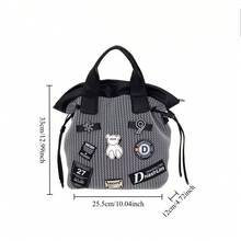 Túi xách nữ thời trang phong cách Y2K, túi đeo chéo lưới nylon dung tích lớn, túi đa năng có thể chuyển đổi thành ba lô. - Bạc - Xem 2