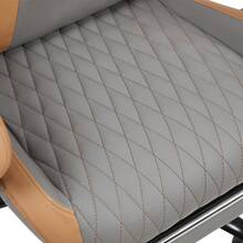 Ergonomic Gaming Chair, Computer Chair, Luxury Office Chair - Gray + Brown - View 8