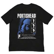 Portishead Retro Unisex T-Shirt - 黑色 - 查看 2