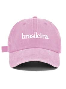 1pc Women's Vintage Washed Baseball Cap - "Brasileira". Minimalist Identity Printed Pattern, Retro Color Options, Soft Fabric Dad Hat, Brazilian Pride Gift,Summer,Gorras Para Mujer,Beach Hat,Hats For Women,Trucker Hats For Women,Gorras Para Hombre,Gorra,Hats For Men,Trucker Hat,Cap For Women - Brazilian. - View 13