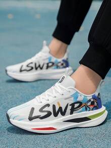 Men's Running Shoes, Versatile Casual Shoes For Men, Suitable For Daily Commute And Leisure, Stylish And Fashionable, Essential For Men's Shoe Collection, Unisex Design, Suitable For All Seasons - White Orchid - View 10