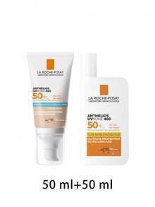 La Roche-Posay [Bundle] Anthelios UVmune 400 Tinted Sun Cream SPF50 50 Ml + Invisible Fluid SPF50+ 50 Ml - White - View 2
