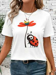 Women T-Shirts - White - View 1