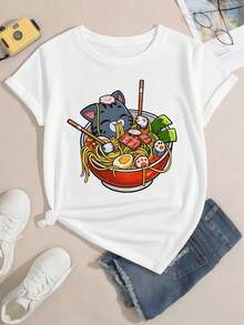 Women T-Shirts - White - View 2