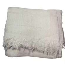 Luxury Sofa Throw 2.10 X 1.20 M, Decorative And Protective, 100% Cotton - Trắng - Xem 6