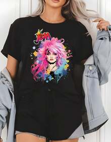 Women T-Shirts - Black - View 7