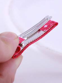 10/20/30pcs Random Color Polka Dot Hair Clips, DIY Fashionable Hair Accessories, Colorful Bangs Clips, 5cm Double-Prong Round Dot Semi-Enclosed Hair Clips, Suitable For Daily Wear - Multicolor - View 6