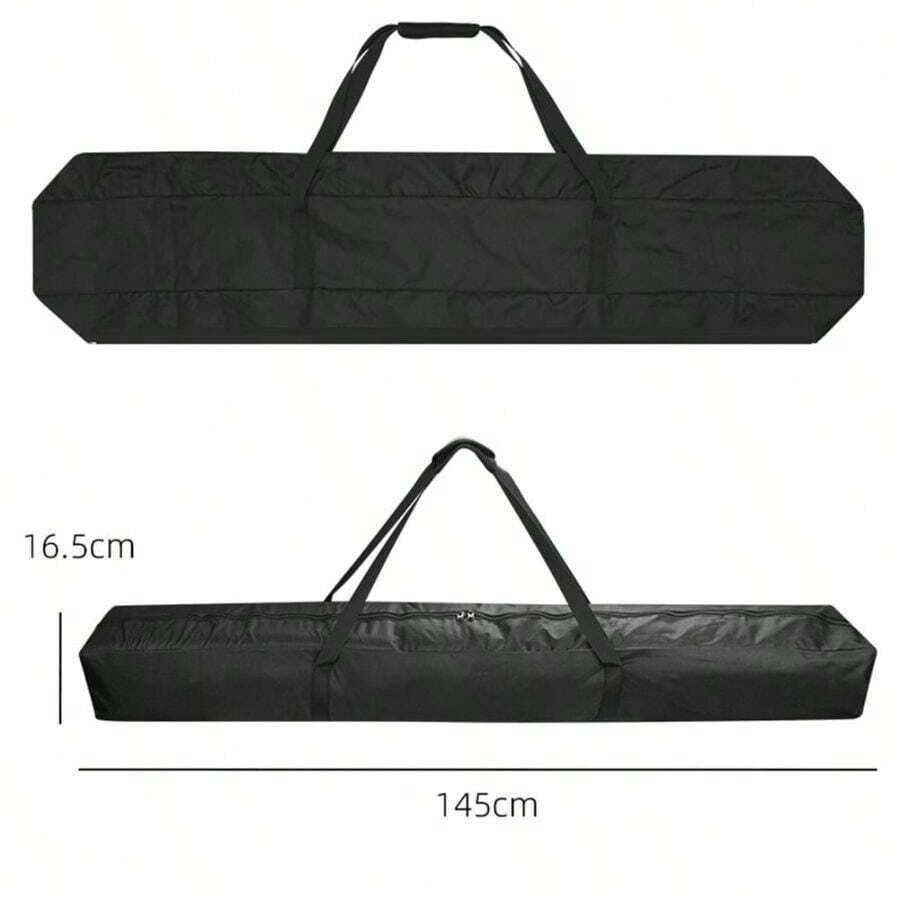 Large Waterproof Tent Pole Storage Bag With Padded Handles Dual Zipper - As Shown - View 1
