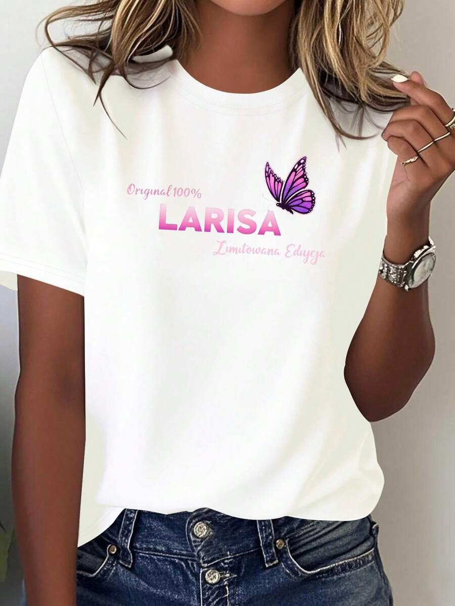 Camiseta cómoda de color sólido de la mujer de diseño de edición limitada