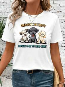 Women T-Shirts - White - View 1