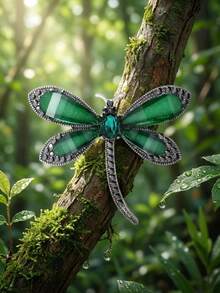 Luxury Acrylic Dragonfly Brooches - Fashionable Insect Pins For Women Unisex Casual Party Jewelry Accessories / Friends Gifts Badges Decoration - Dragonfly - View 25