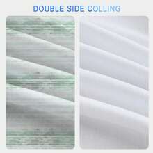1/2pcs Sage Green Tie-Dye Texture Pattern Digital Printed Pattern Cooling Textured Pillowcase Set - Includes 1 Or 2 Pillowcases (No Insert), Reversible, Cute Fresh Cottage Style, Lightweight & Breathable, Machine Washable,CoolingPillowcase ,CottageStyle ,BreathableBedding - Multicolor - View 7
