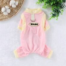 Mono refrescante de verano para perros, ropa transpirable de seda helada de secado rápido para perros pequeños, chaleco de malla para cachorros, Chihuahua, ropa para mascotas - Rosa - Ver 4