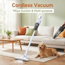 Cordless Vacuum Cleaner For Daily Cleanup Home Pet Hair Car Cleaning - White-wireless - View 3