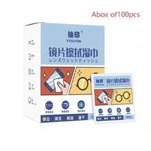 100 khăn ướt lau ống kính - Nhiều màu - Xem 9