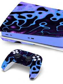6pcs Tadpole Pattern Stickers For Game Console Disc Edition, Scratch-Resistant And Dust-Proof - View 9