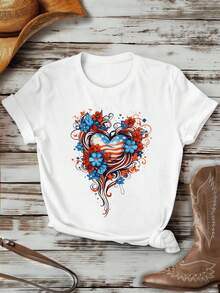 Women T-Shirts - White - View 1