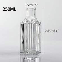 Florero de Vidrio Estético, Maceta para Hidroponía, Suministros para Arreglos Florales, Florero Transparente, Adornos de Mesa, Decoración del Hogar - S23 - Ver 3