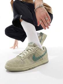 DUNK Women's Sneakers Olive Aura/Bicoastal/Oil Green HJ7291-371 - 橄欖光環/雙海岸/油綠 - 查看 1