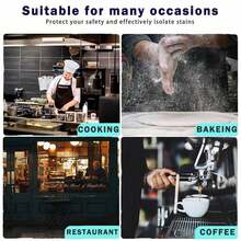 Cute Floral Aprons For Women With Pockets,Cotton Adjustable Neck Strap Apron For Kitchen CooFKing BaFKing Gardening - 粉色 - 查看 8