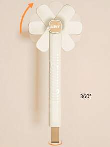 1 pièce Brosse de nettoyage rotative à 360°, convient pour la salle de bain, la cuisine et le nettoyage de la pièce - Blanc-1pc - Voir 3