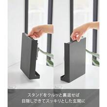 山崎実業 Yamazaki 目隠し キーフックスタンド 2段 ブラック W18×D7×H24.6cm タワー tower 隠して収納 鍵置き 10341 - ブラック - チェックする 3
