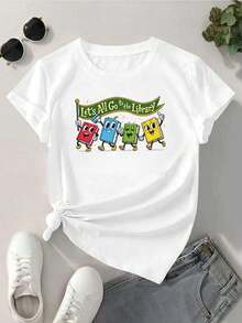 Women T-Shirts - White - View 2