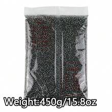 1 Túi hạt cườm thủy tinh tráng bạc 2/3mm, hạt cườm thủy tinh dùng cho thêu chữ thập, làm vòng tay, vòng cổ, bông tai thủ công. - Ngọc trai hỗn hợp - Xem 30