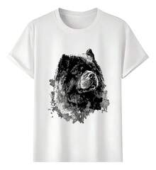 Playeras Perro Grande Con Pelaje Denso - Blanco - Ver 11