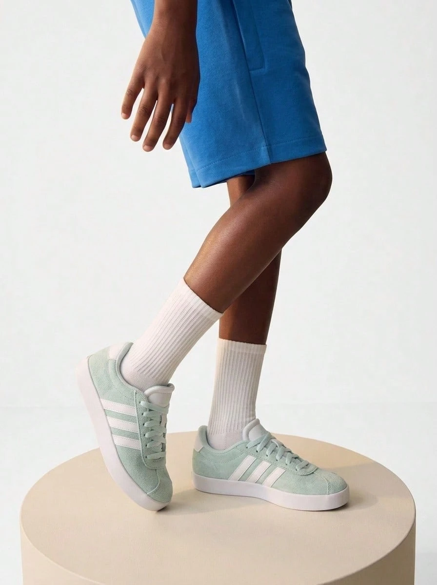 VL Court 3.0 Kids Sneakers Halo Mint / Cloud White / Core Black IH2406 - HaloMint/CloudWhite/CoreBlack - View 1
