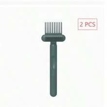 Bộ 2 lược vệ sinh, lược đệm khí và lược lông cứng, dụng cụ vệ sinh lược lăn tái sử dụng, dụng cụ tạo kiểu tóc, nhà bếp, phòng tắm, gia đình, đồ dùng gia đình - A - Xem 14