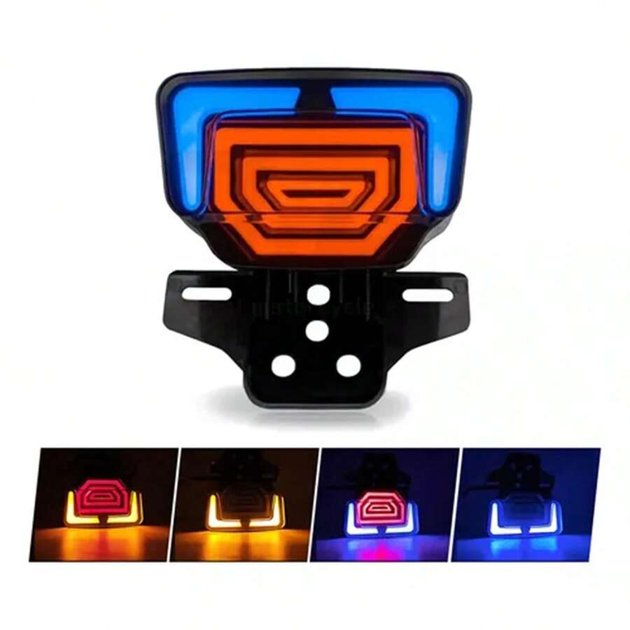 Universal Bicycle Brake Light, Stop Light, Turn Signals, Waterproof Rear Brake Lamp - A - View 1