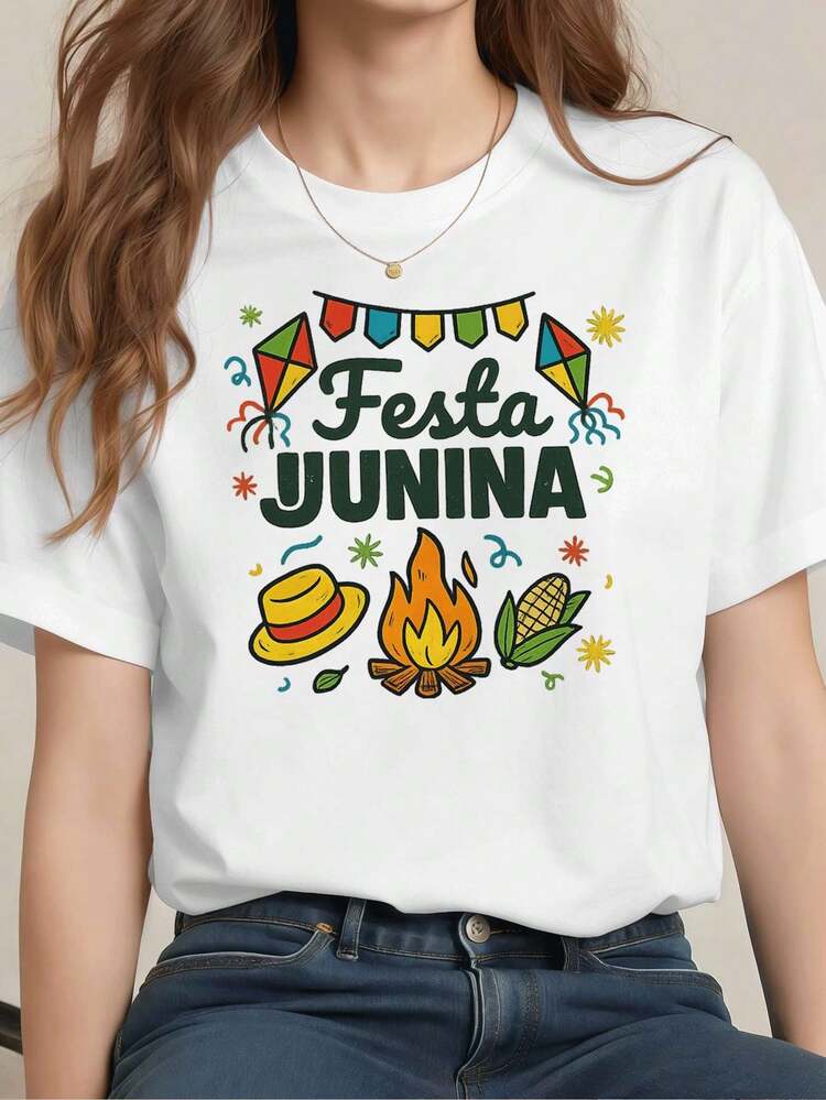 Women T-Shirts - 白色 - 查看 1