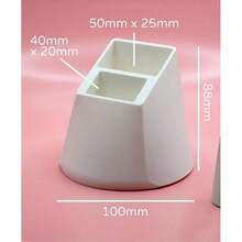 1/2pcs Black Or White Remote Control Holder, Holds 2 Remotes, Minimalist Black & White Design, Suitable For TV, Air Conditioner, Lighting Remotes And Office Supplies, Practical Desktop Storage Rack - View 16