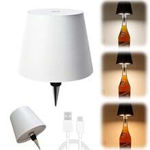 Table Lamps - White a - View 3
