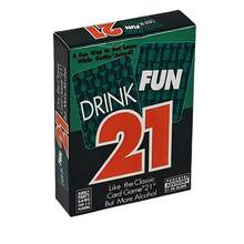 Trò chơi bài uống rượu Drink Fun 21 dành cho người lớn, trò chơi bài "21" cổ điển với phiên bản say xỉn đầy thú vị, hoàn hảo cho các bữa tiệc và đêm chơi game, 2-5 người chơi, chỉ dành cho người từ 21 tuổi trở lên. - Nhiều màu - Xem 4