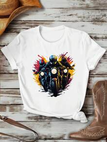 Women T-Shirts - White - View 1