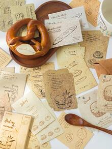 30 tờ/gói Giấy Scrapbooking chủ đề cổ điển, chất liệu trang trí không dính, đồ thủ công DIY, quà tặng ngày lễ, lập kế hoạch album ảnh cá nhân hóa, đồ dùng văn phòng phẩm sáng tạo cho trường học - 4. Thời gian nướng - Xem 6