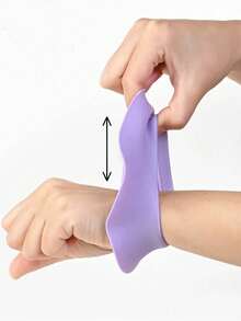 1 Pair Waterproof Silicone Wristbands, Suitable For Washing Face Or Makeup To Prevent Splashing, Great For Women And Students, Also Can Be Given As Christmas, Holiday Or Birthday Gifts - Multicolor - View 8
