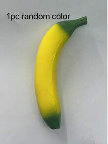 1个逼真香蕉形软PU慢回弹减压球，缓解焦虑 - 彩色 - 查看 10