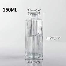 Florero de Vidrio Estético, Maceta para Hidroponía, Suministros para Arreglos Florales, Florero Transparente, Adornos de Mesa, Decoración del Hogar - S20 - Ver 3