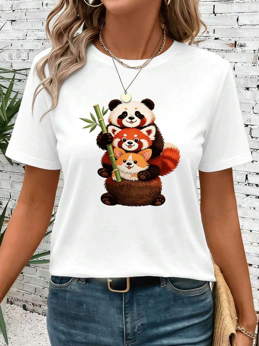 Women T-Shirts - White - View 1